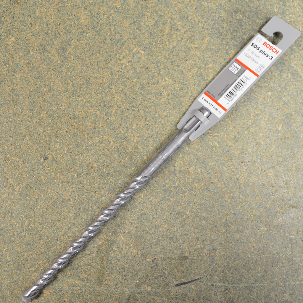 sds-10-x-160 10mm SDS plus 3 Masonry Long Life Drill Bits - Image 1