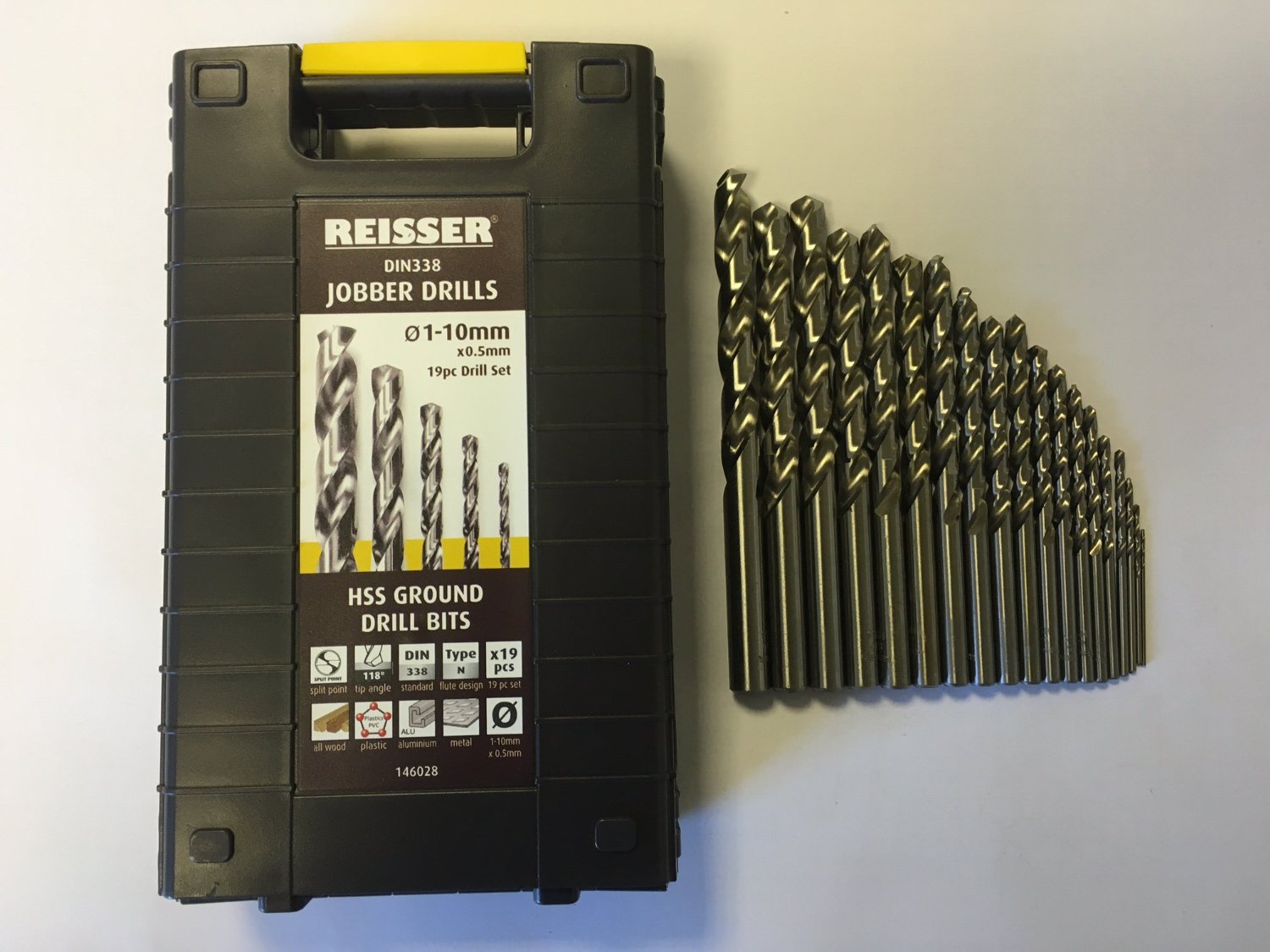 hss-jobber-set Reisser HSS Forged Drill Bit Set 19 Pieces - Image 1