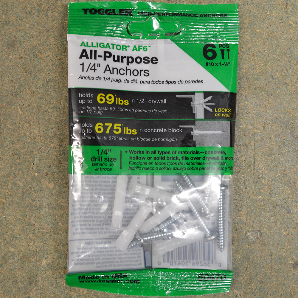 toggler-af6-anchor Toggler Alligator Anchor AF6 (6pcs) - Image 1