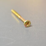 6mm Zinc+Yellow Hardened Countersunk Chipboard Screw - Image 2