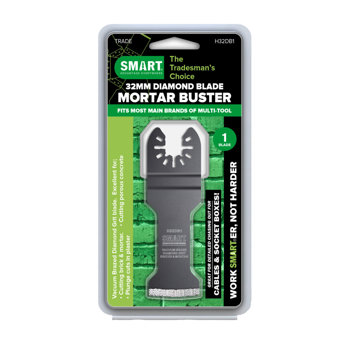 SMART Universal 32mm Mortar Buster Brazed Diamond Blade - Image 2