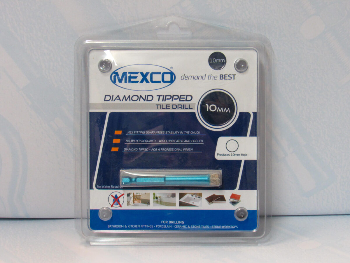 MEXCO 10mm Diamond Tipped Tile Drill Bit - Image 2
