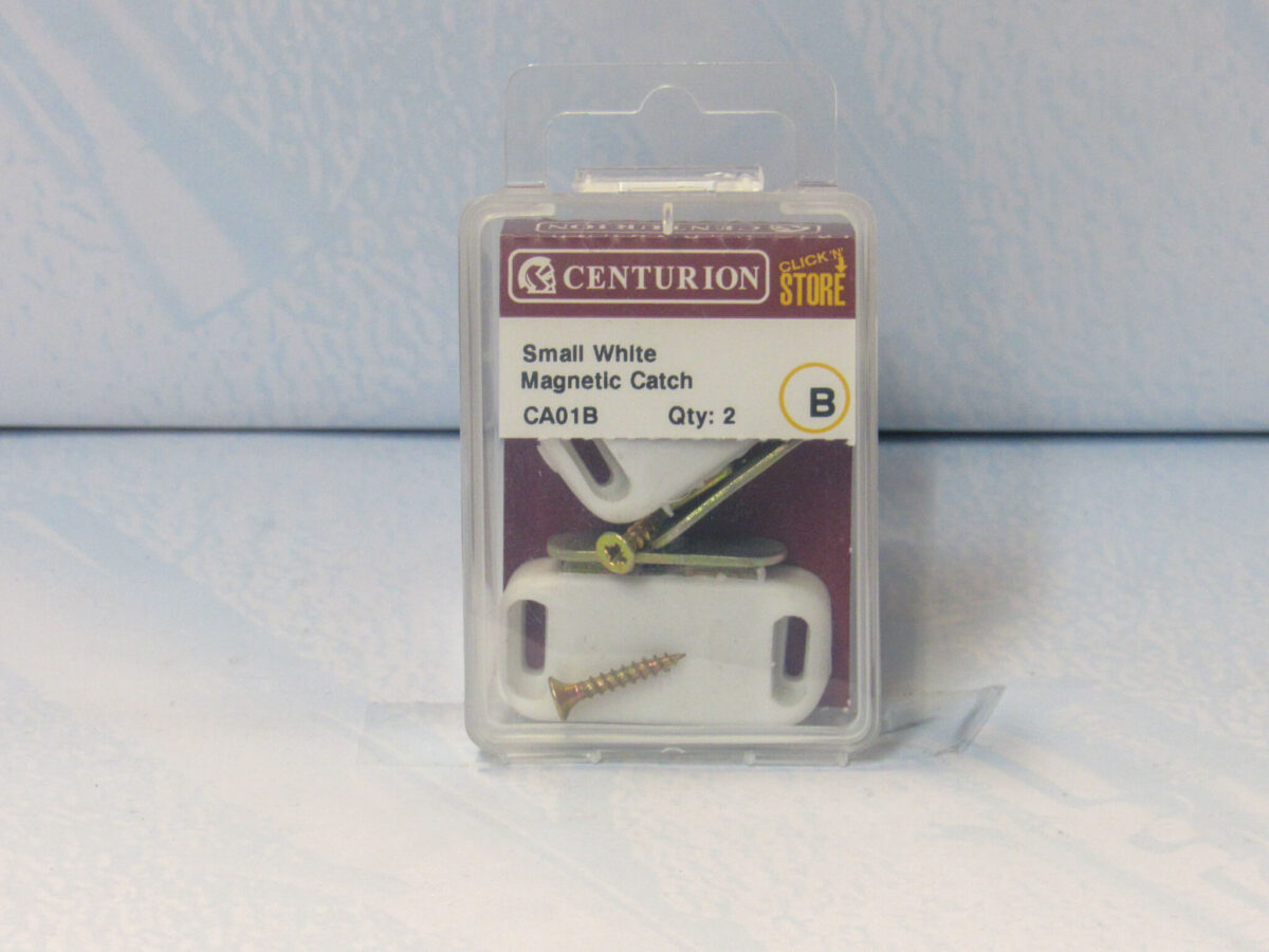 43mm White Small Magnetic Catch 2 pack - Image 2