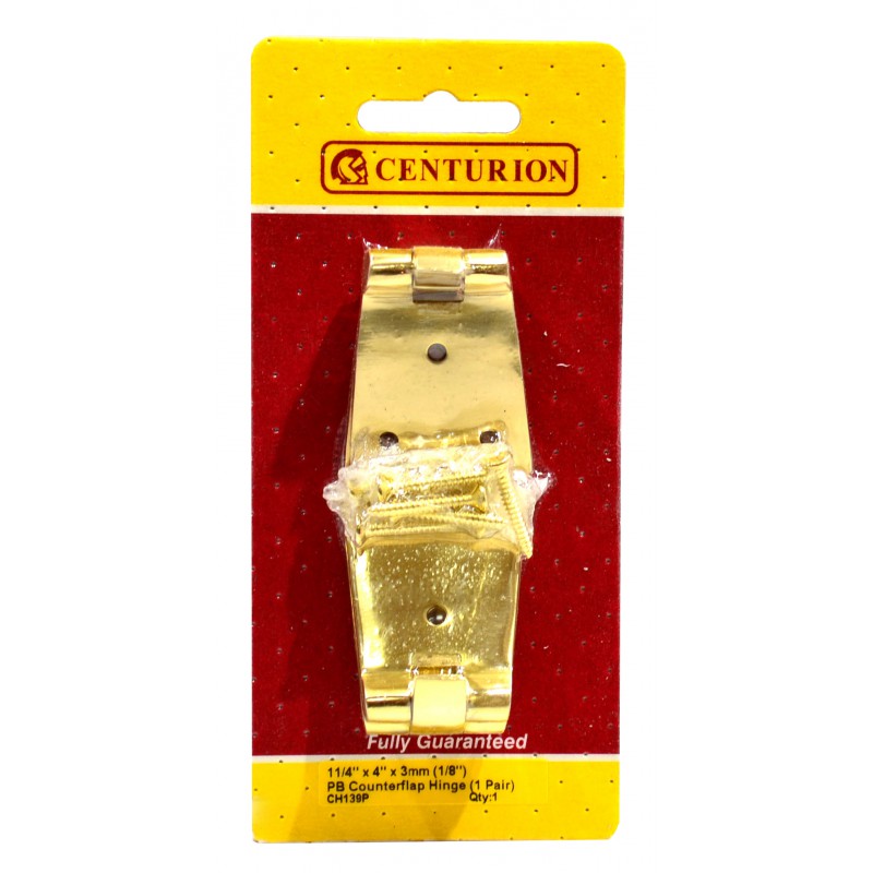 CH139P Counterflap Hinge Pair 11/4" x 4" x 3mm - Image 1