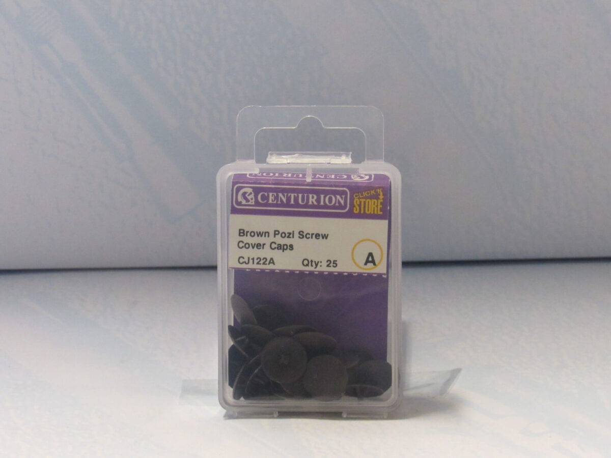 Brown Pozi Screw Cover Caps 25 pack - Image 2