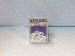White Hinged Screw Covers (10) - Image 2