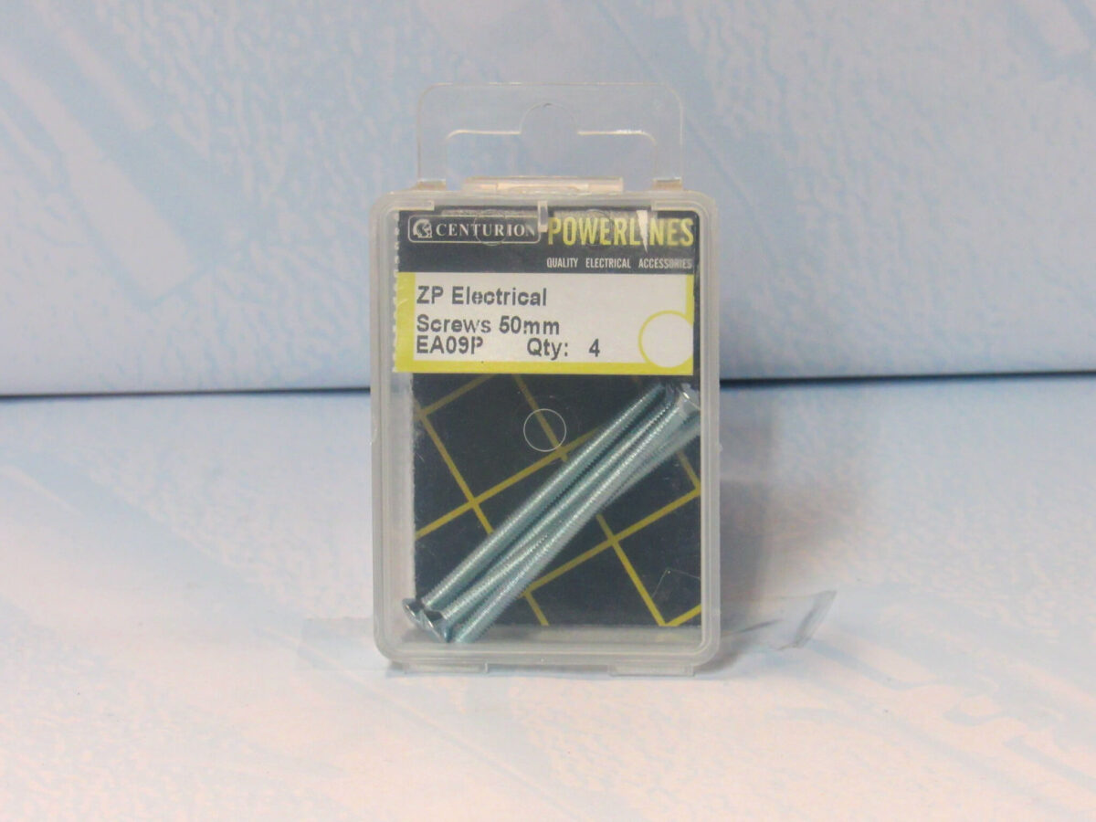 50mm ZP Electrical Screws 4 pack - Image 2