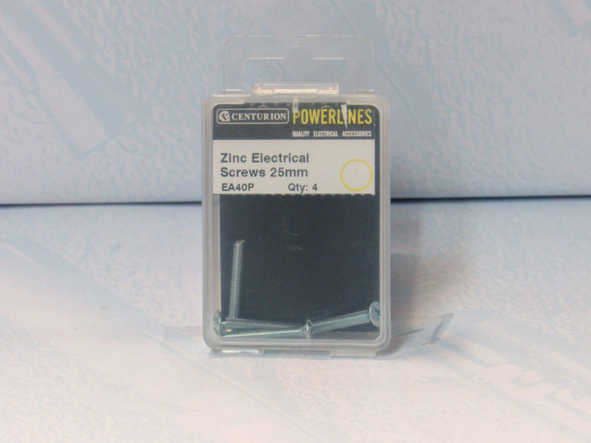 Zinc Electrical Screws 25mm - Image 2