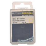 Zinc Electrical Screws 25mm