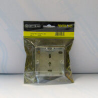 1 Gang 25mm Deep Galvanised Box