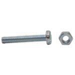 M4 x 25mm ZP Machine Screws & Nuts 10 pack