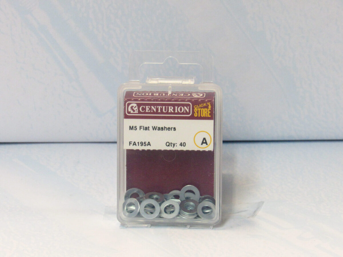 M5 ZP Flat Washers 40 pack - Image 2
