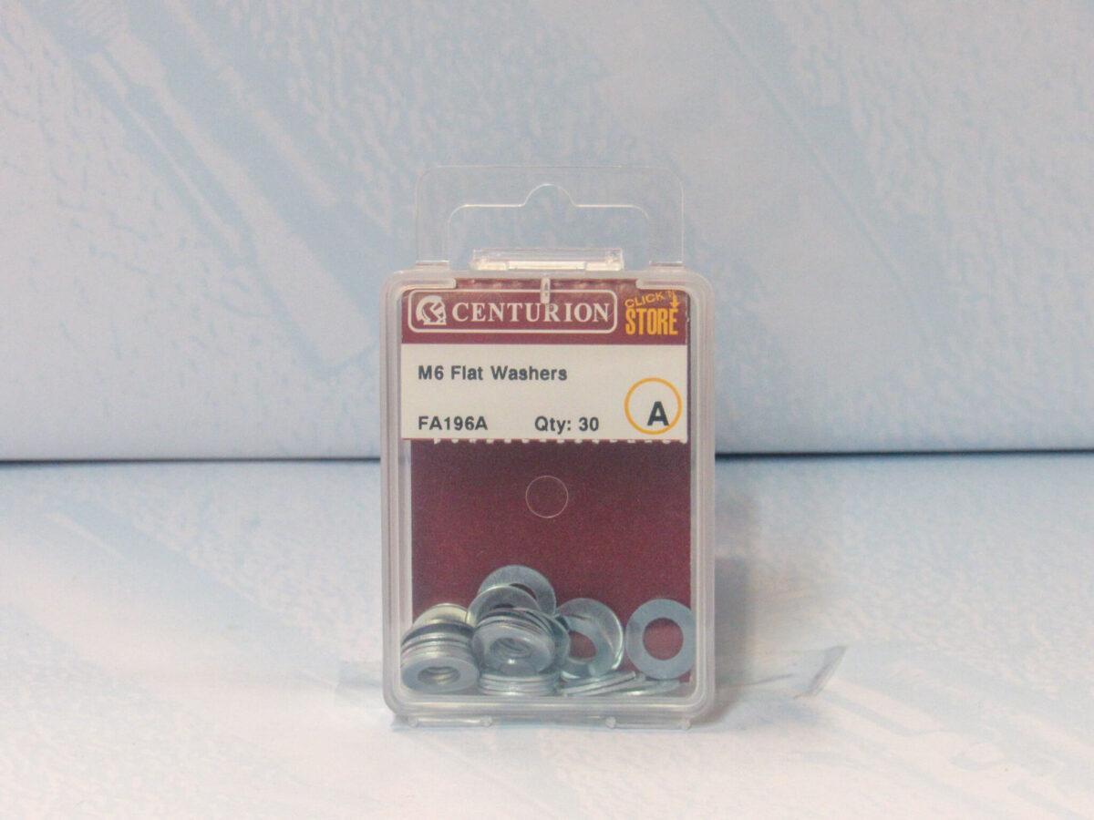 M6 ZP Flat Washers 30 pack - Image 2