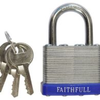 FAITHFULL 50mm Laminated Steel Padlock