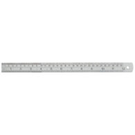 Fisco 12"/30cm Stainless Steel Rule