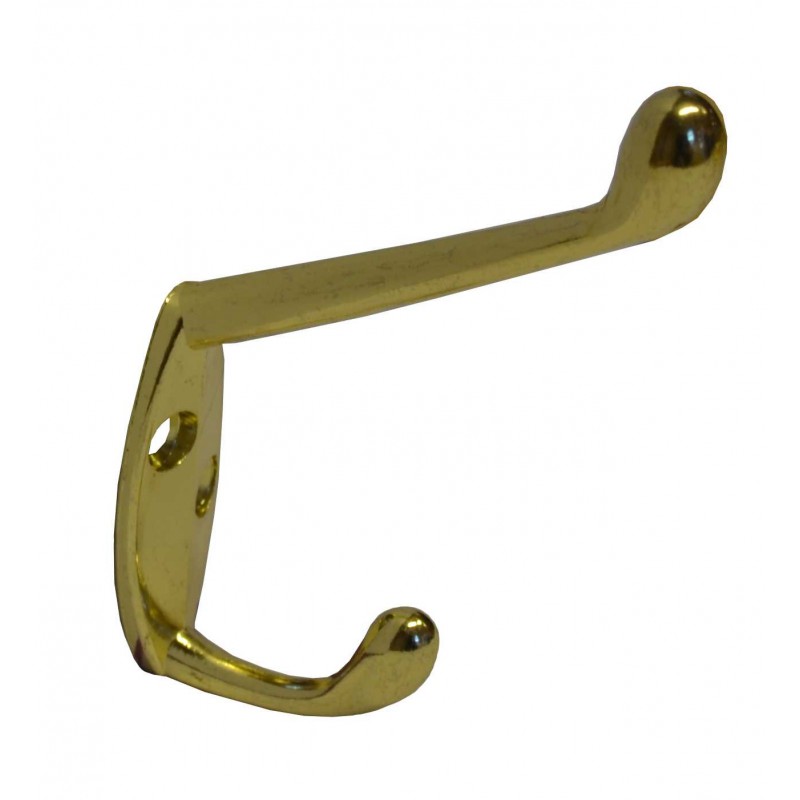 HE13B-P 90mm EB Die Cast Hat & Coat Hooks - Image 1