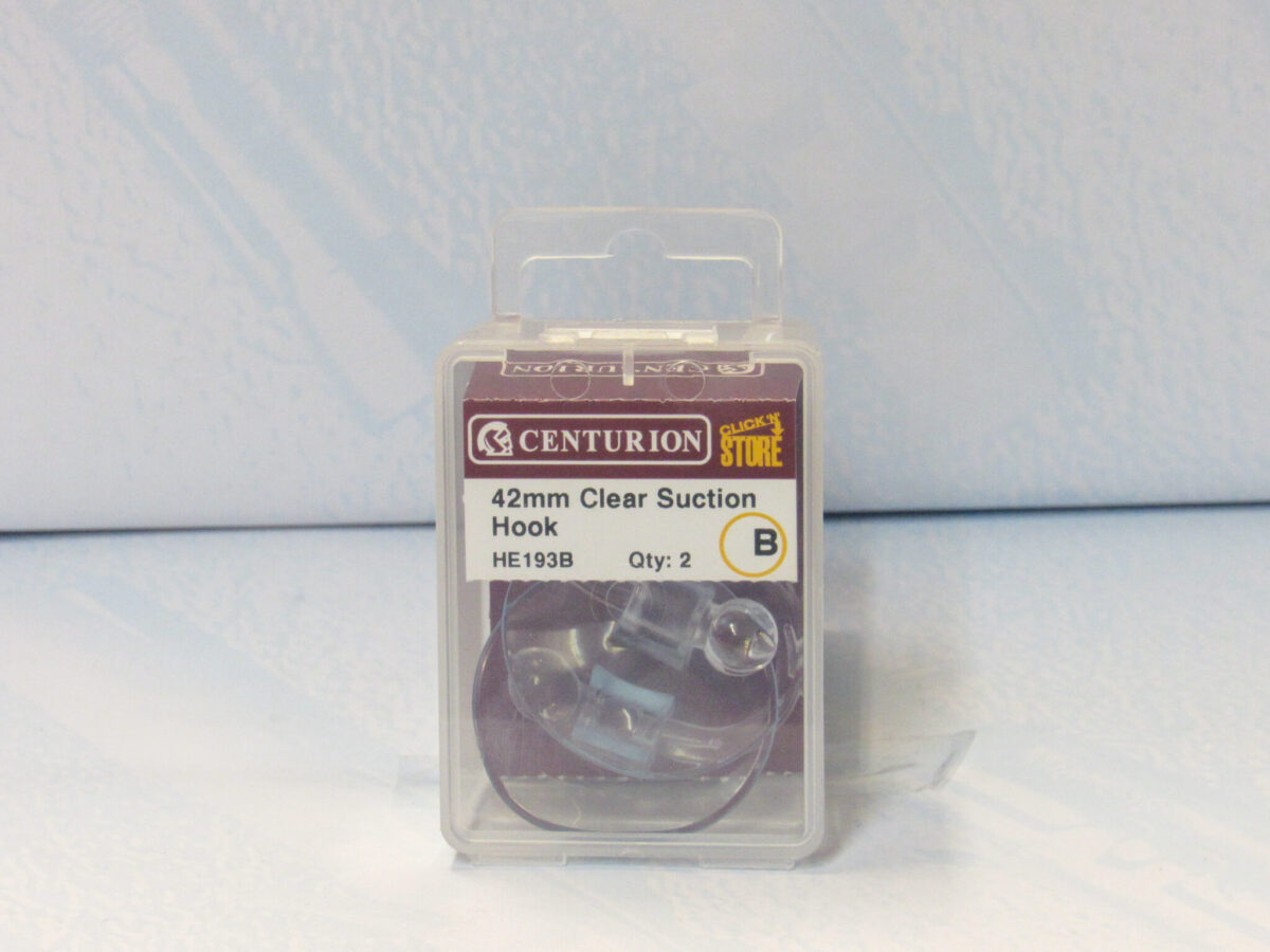 42mm Clear Plastic Suction Cup 2 Pack - Image 2