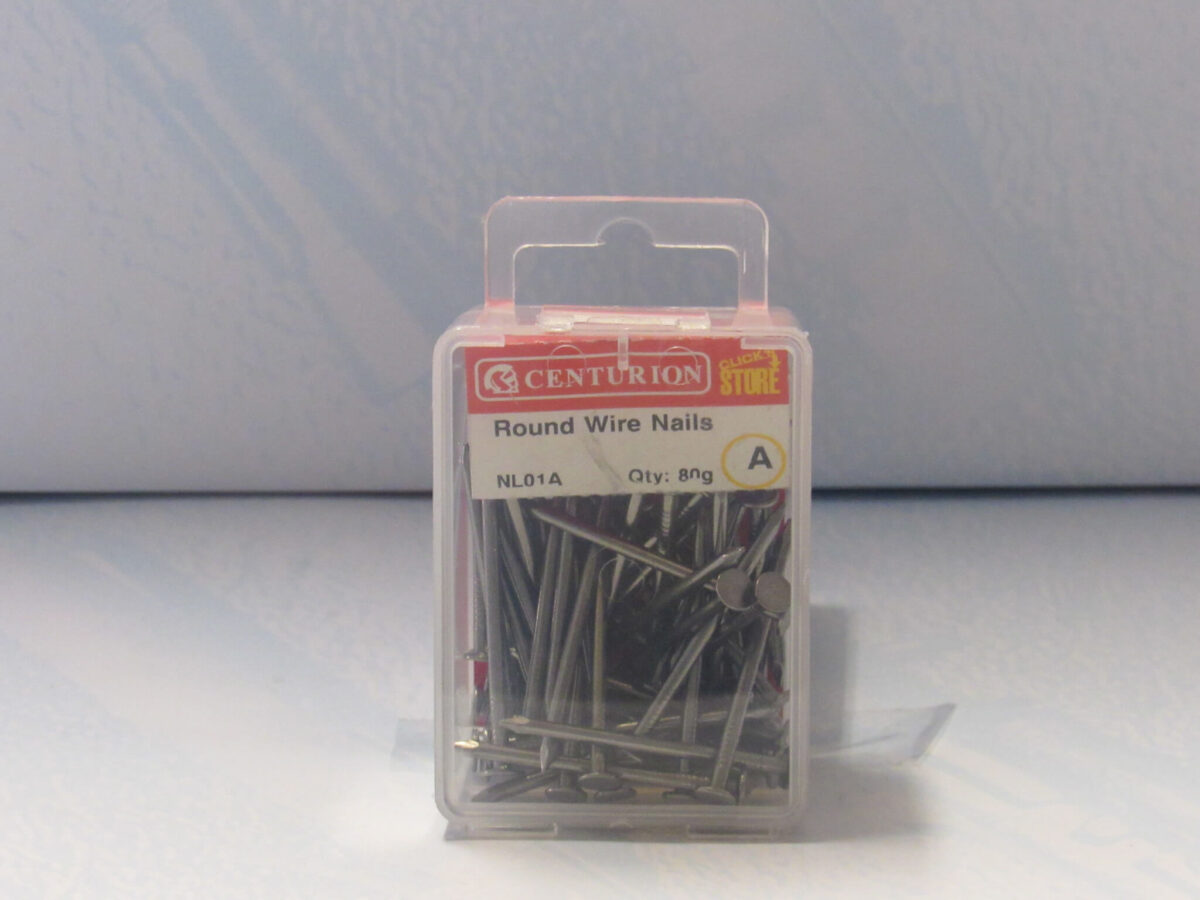 40mm Bright Round Wire Nails 80g - Image 2
