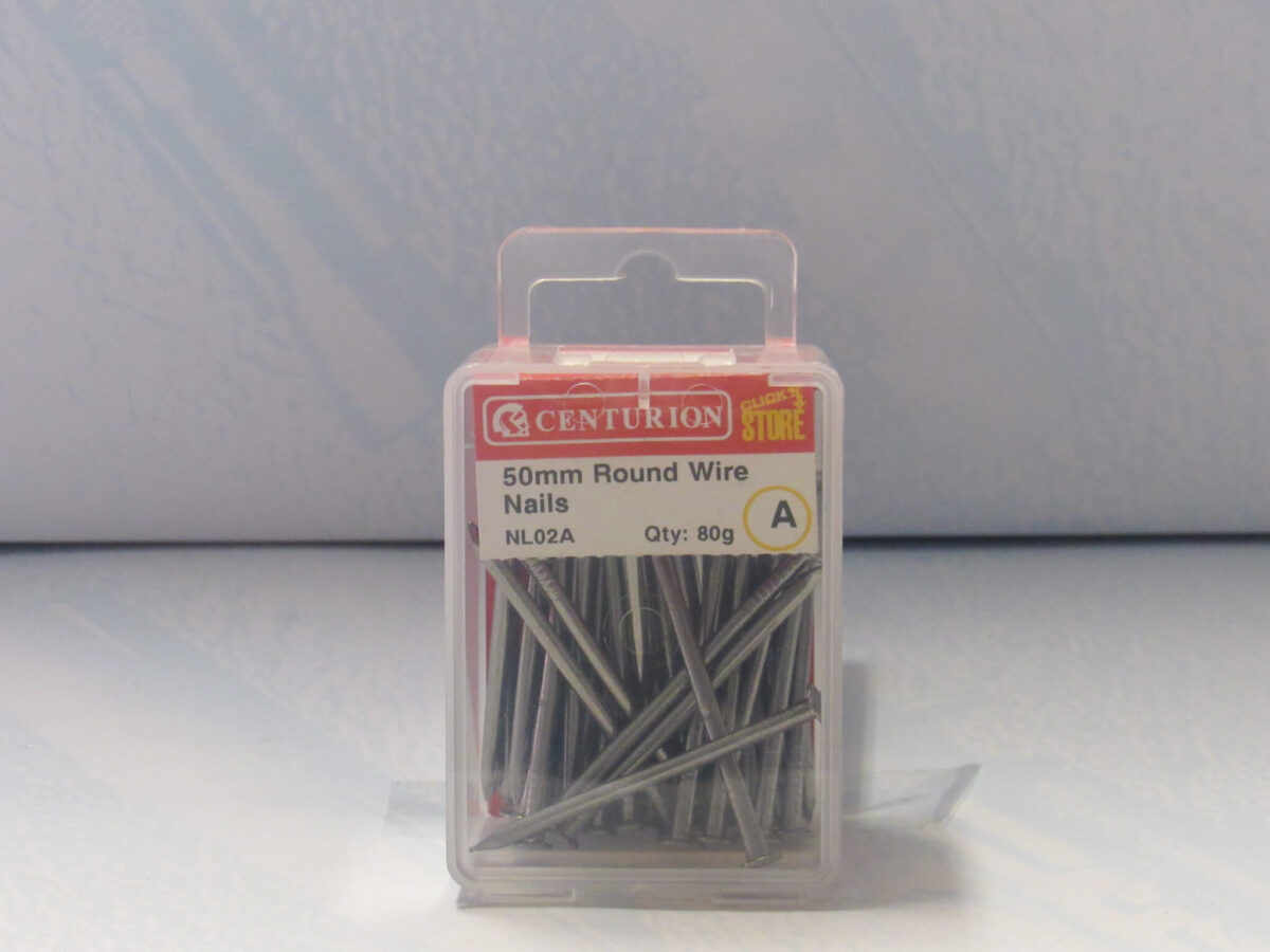 50mm Bright Round Wire Nails 80g - Image 2