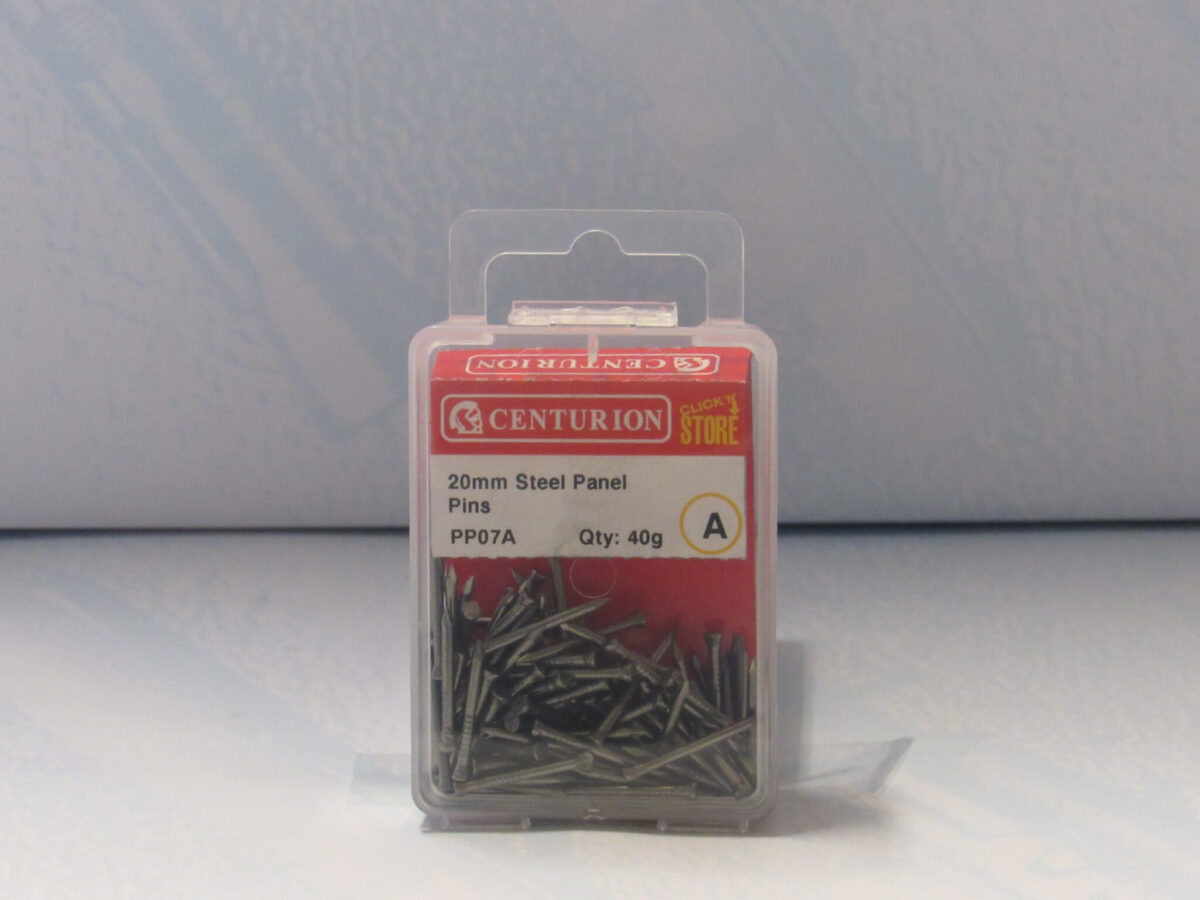 20mm Bright Steel Panel Pins 40g - Image 2