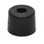 28mm Black Plastic Door Stops 2 pack