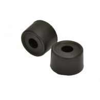 35mm Black Plastic Door Stops