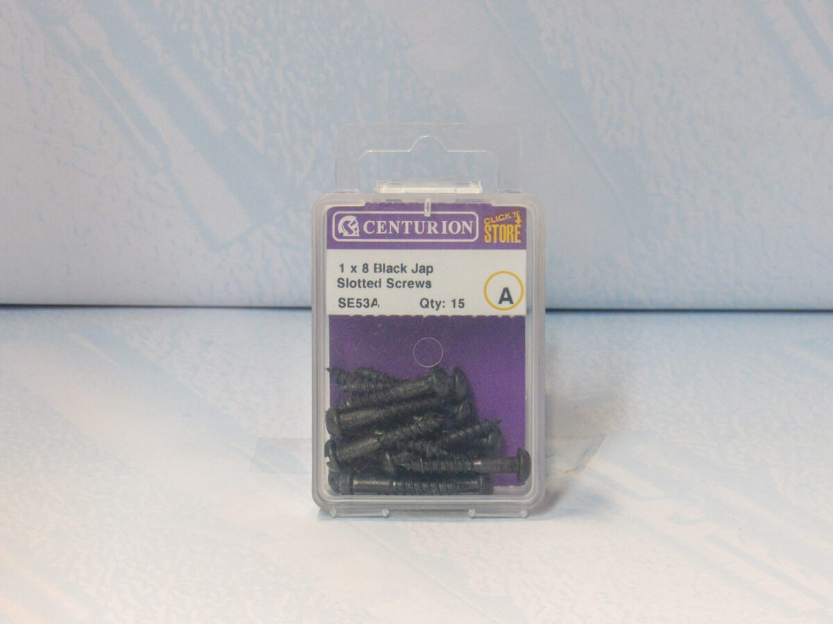 1" x 8 BJP Slotted Round Head Woodscrews (15) - Image 2