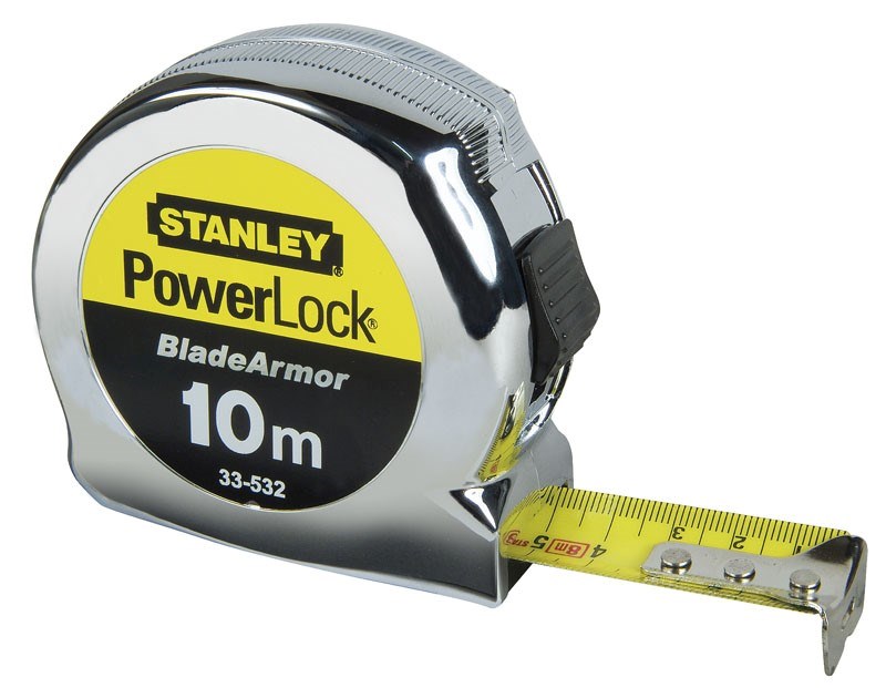 STA033443 STANLEY 10 Metre PowerLock Measuring Tape - Image 1