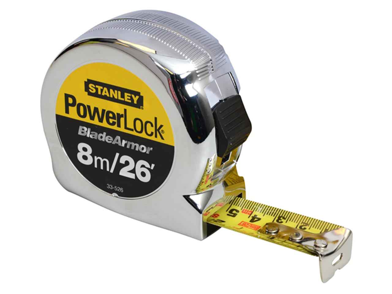 STA033526 STANLEY 8 Metre PowerLock Measuring Tape - Image 1