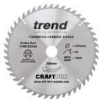 Trend 250mm X 48t X 30mm Craft Blade