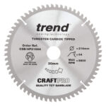 Trend 216mm X 64t X 30mm Craft Blade Tcp