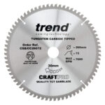 Trend 260mm X 72t X 30mm Craft Blade Cc