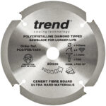 Trend 165mm X 4t X 20mm Fibreboard Saw Blade Pcd